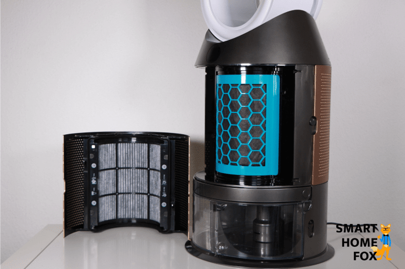 Фильтрующие элементы очистителя воздуха Dyson Humidify+Cool Formaldehyde PH04 в сравнении.